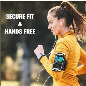 Newppon 180° Rotatable Running Phone Armband